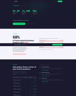 Fortify — Business Home Insurance Landing Page Template