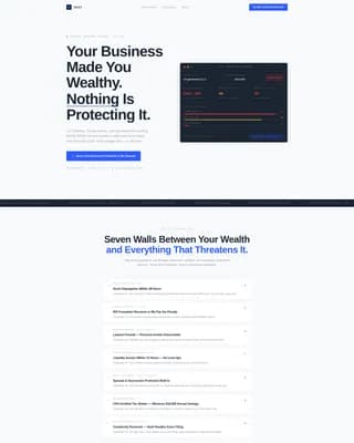 Wealth — Investment Account Business Landing Page Template