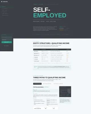 Authorize — Mortgage Self-Employed Landing Page Template