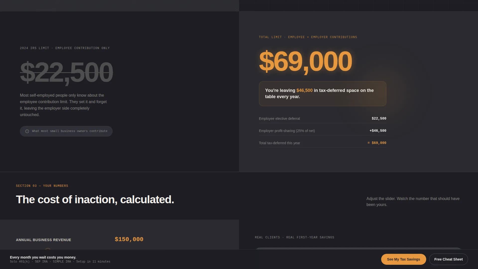 Accelerate — Scalable Startup Retirement Landing Page Template