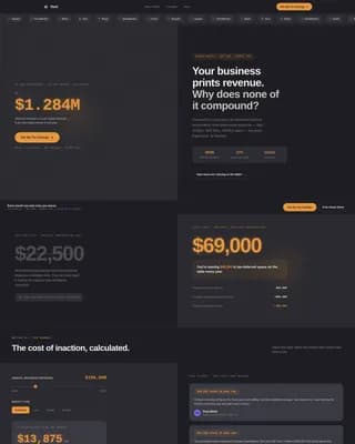 Accelerate — Scalable Startup Retirement Landing Page Template