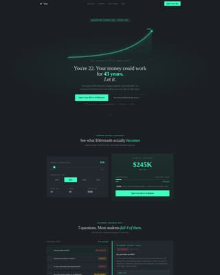 Student Finance Cost Calculator Website Template
