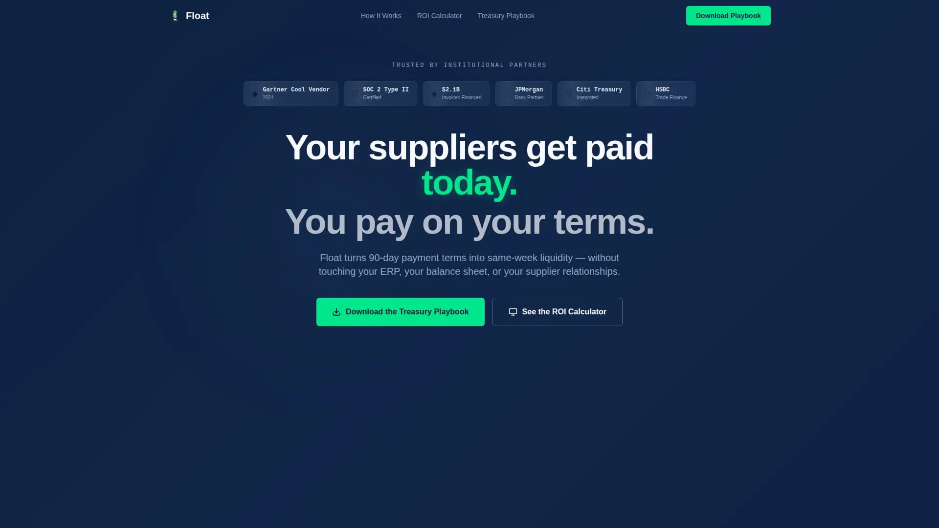 Velocity — Invoice Liquidity Landing Page Template