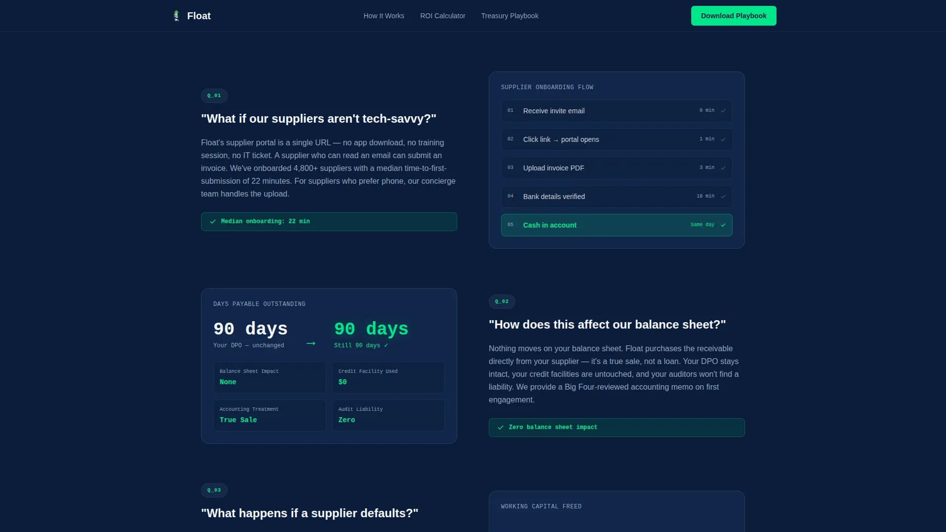 Velocity — Invoice Liquidity Landing Page Template