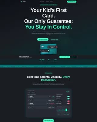 Teen & Youth Finance Professional Website Template