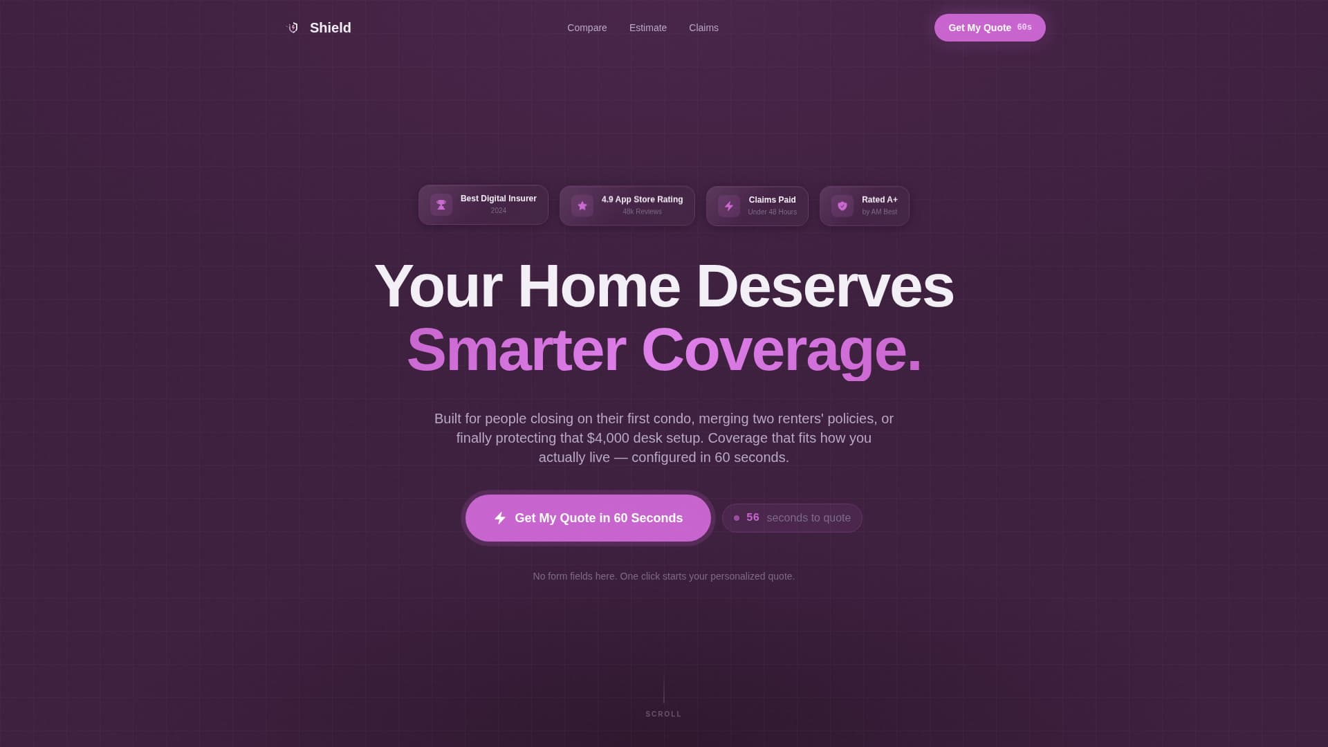 Young Professional Insurance Pre-Launch Website Template