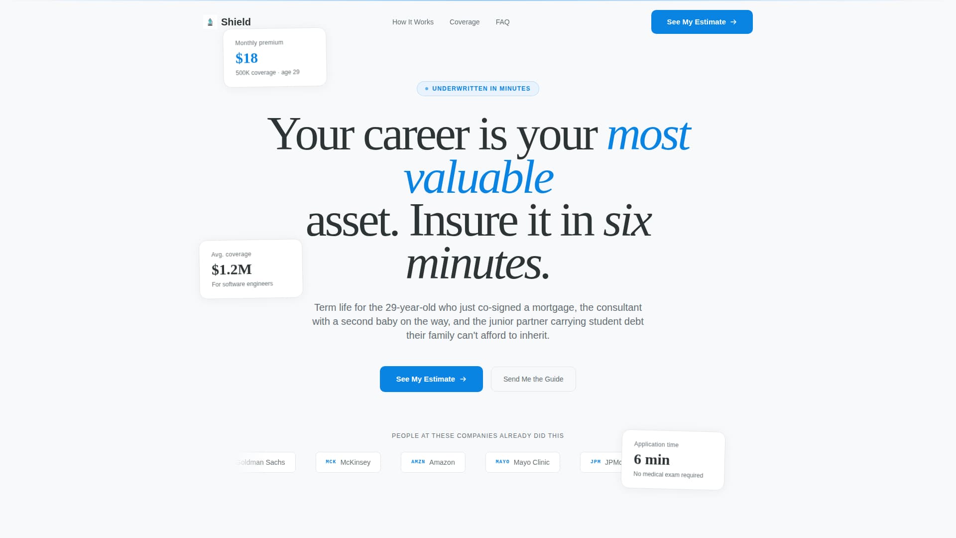 Shield - Trusted Insurance Landing Page Template