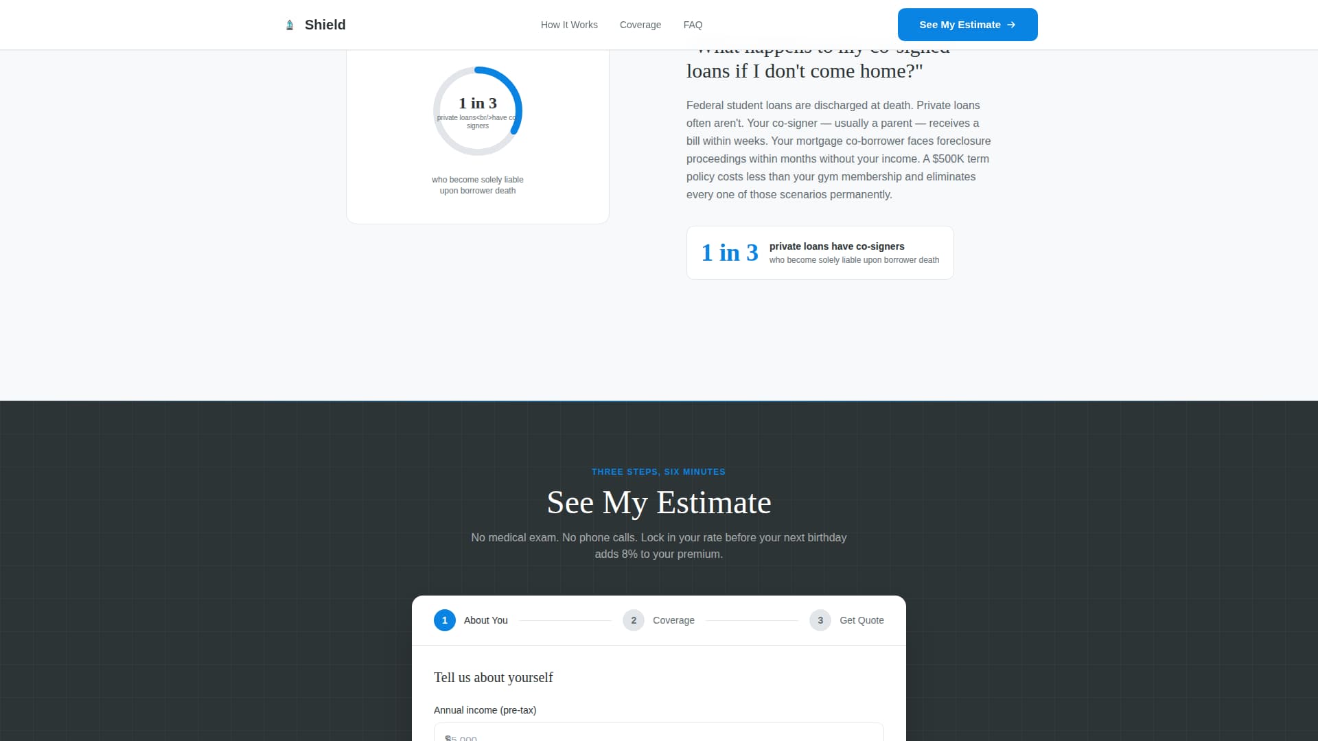 Shield - Trusted Insurance Landing Page Template