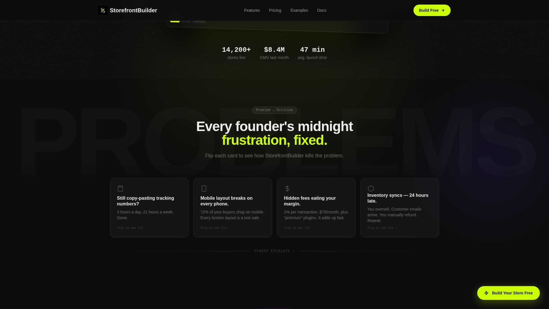 Storefront - Powerful E-Commerce Landing Page Template