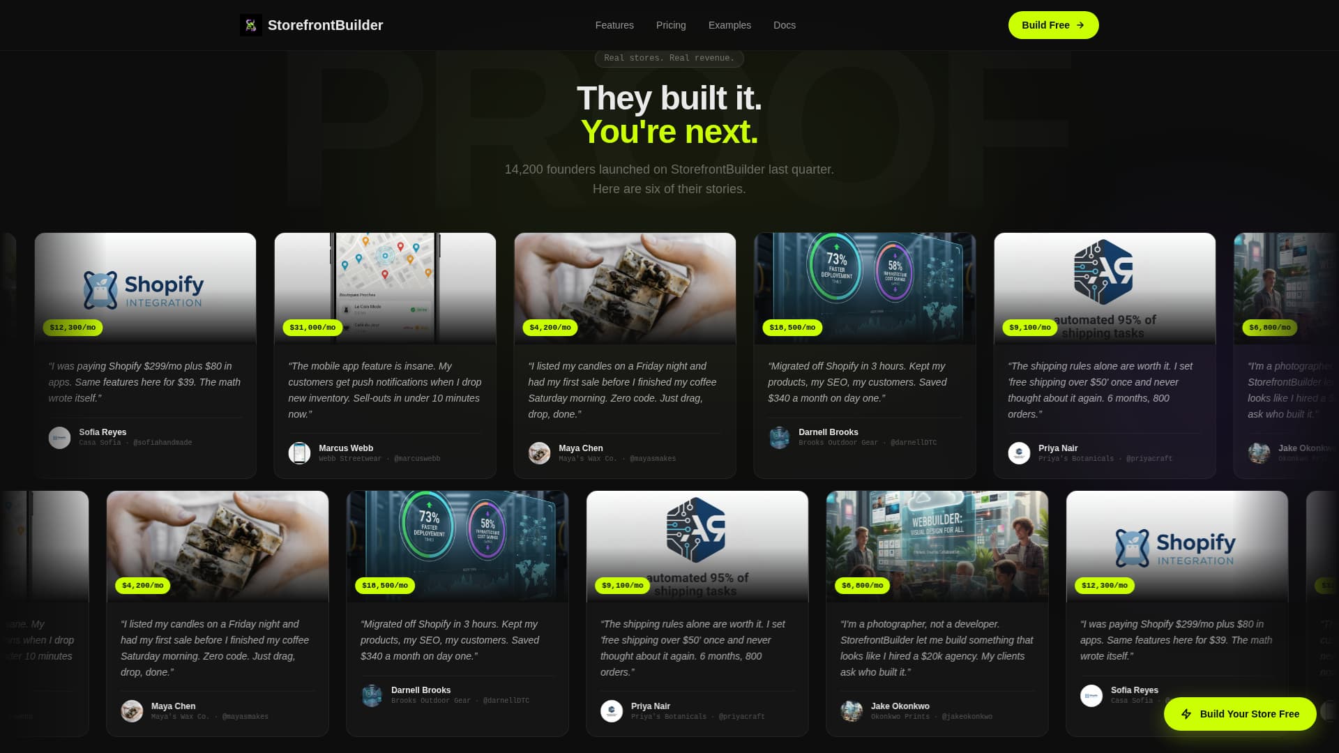 Storefront - Powerful E-Commerce Landing Page Template