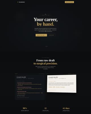 Atelier - Precision Dentist Landing Page Template