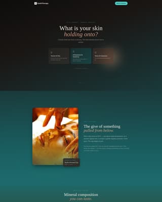 Earth - Healing Pelotherapy Landing Page Template
