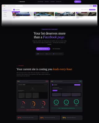 Automotive Software & SaaS Professional Website Template