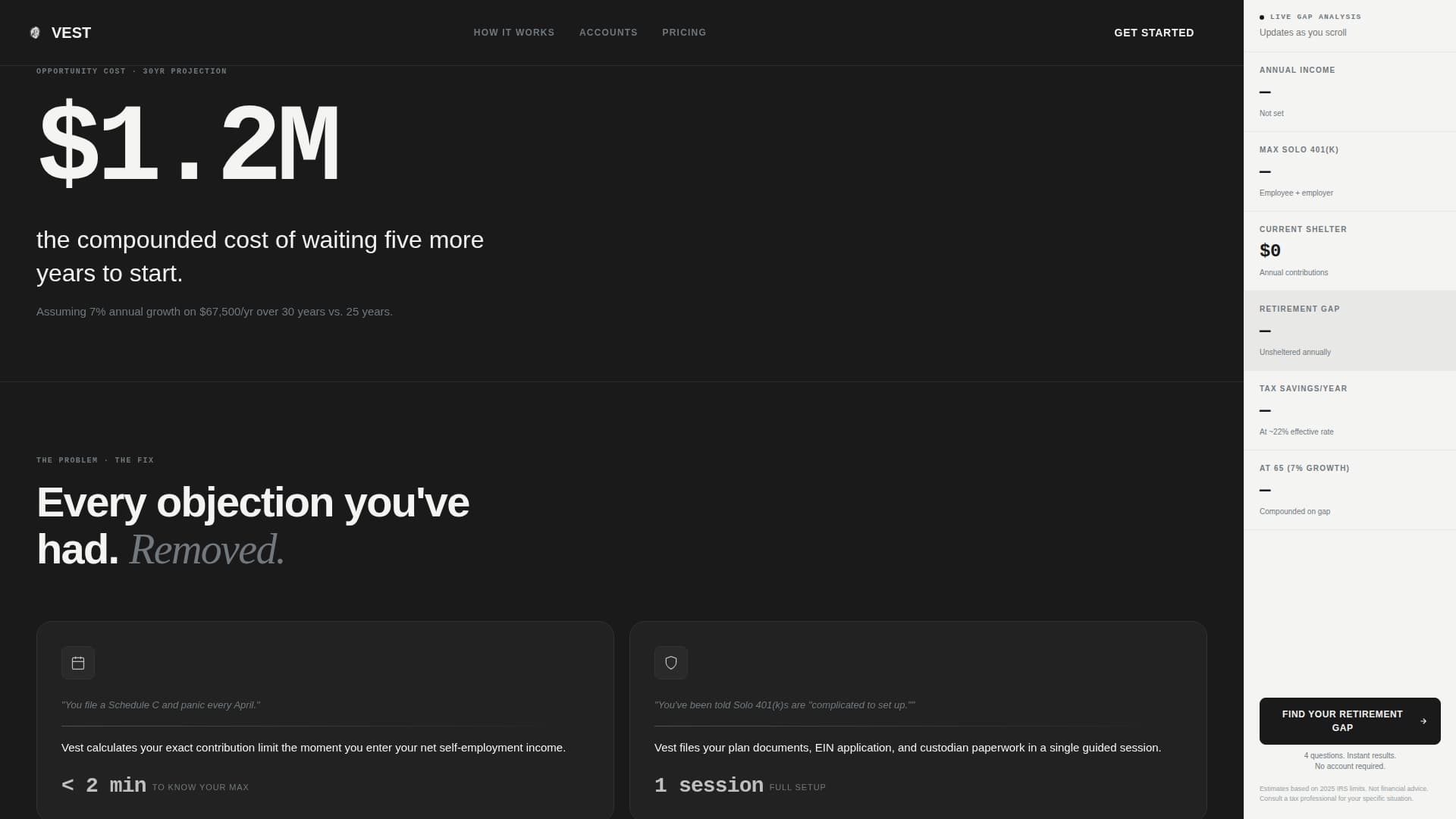 Freelancer Finance Professional Website Template