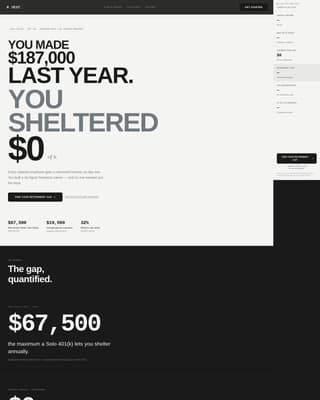Freelancer Finance Professional Website Template
