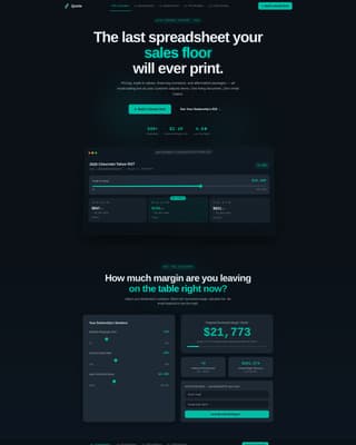 Automotive Software Cost Calculator Website Template