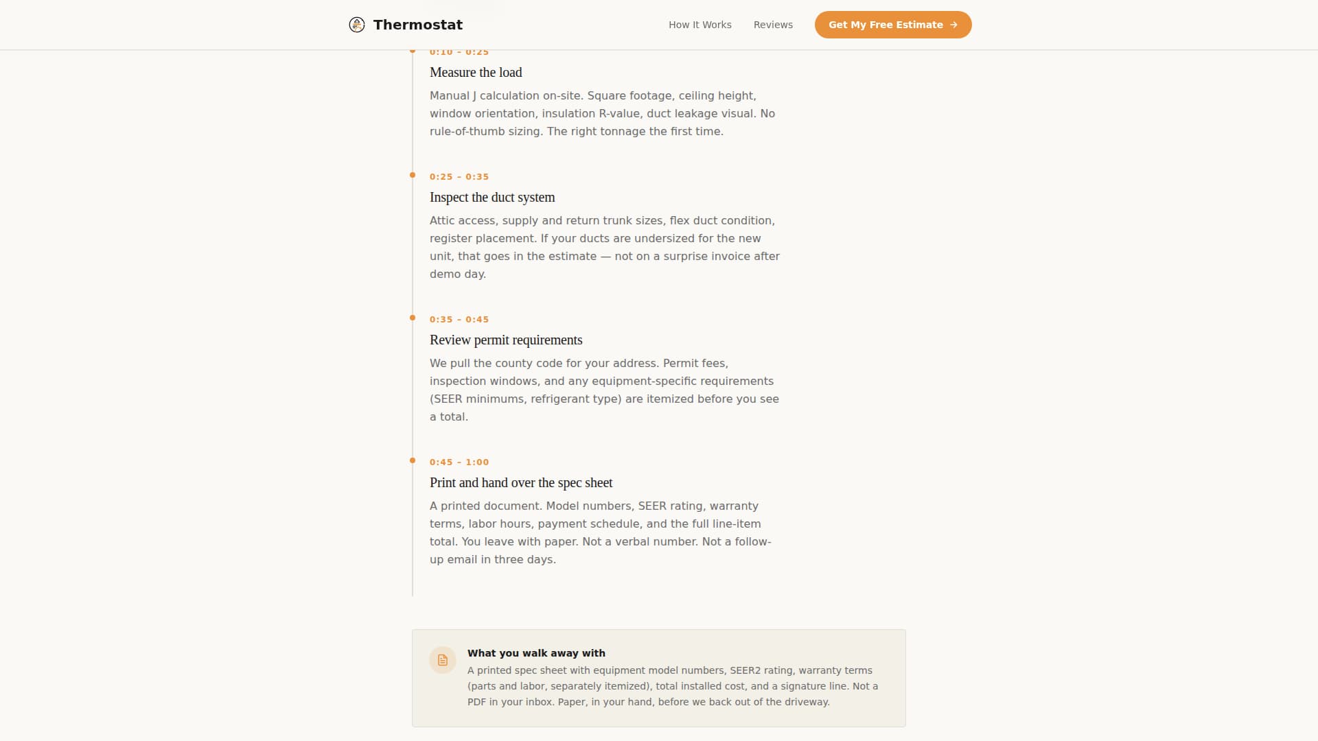 HVAC Contractor Marketing Reviews Website Template