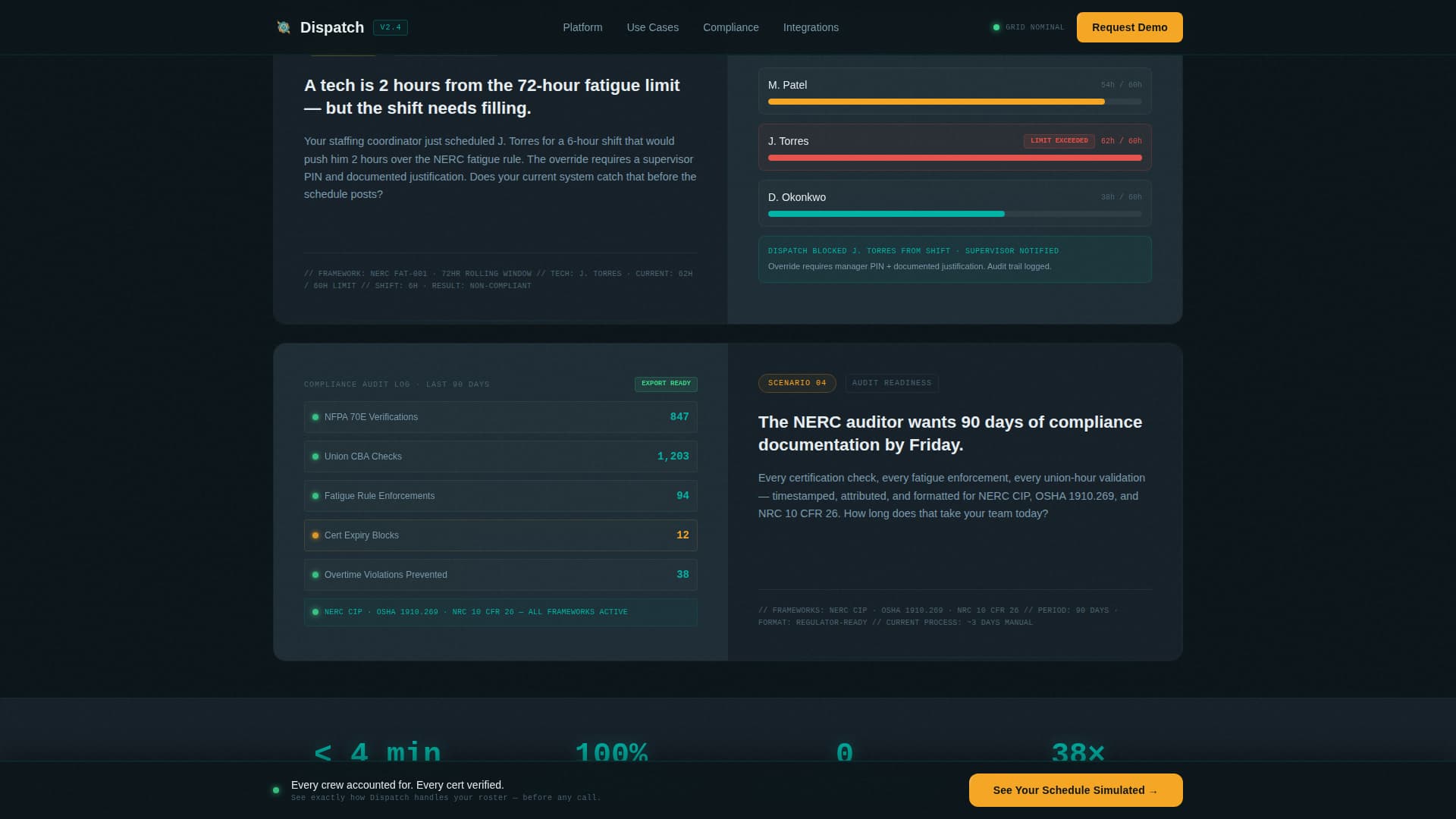 Energy Software & SaaS Booking Website Template