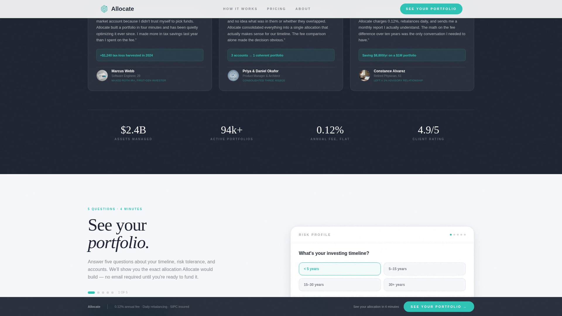 Wealth Management & Advisory FAQ Website Template