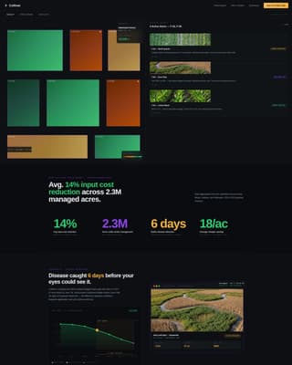 Agriculture Vertical SaaS Professional Website Template