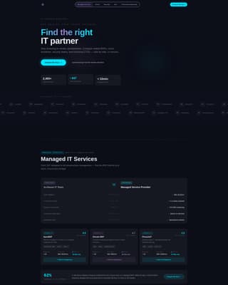 IT - Modern Services Landing Page Template