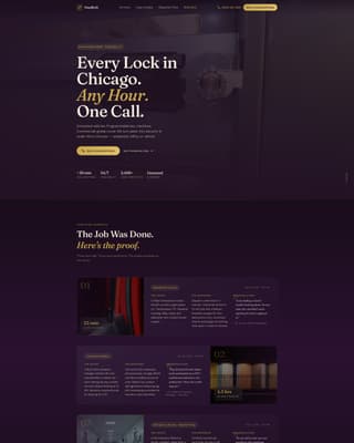 Deadbolt - Executive Locksmith Landing Page Template