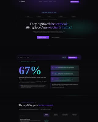 Syllabus - Adaptive Edtech Landing Page Template