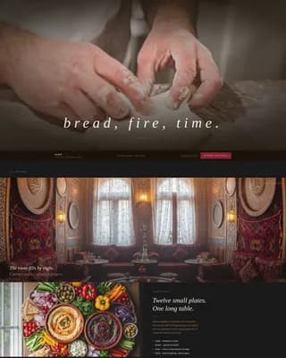 Lavash - Artisan Armenian Restaurant Landing Page Template