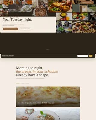 Sattvic — Artisan Ayurvedic Foods Landing Page Template