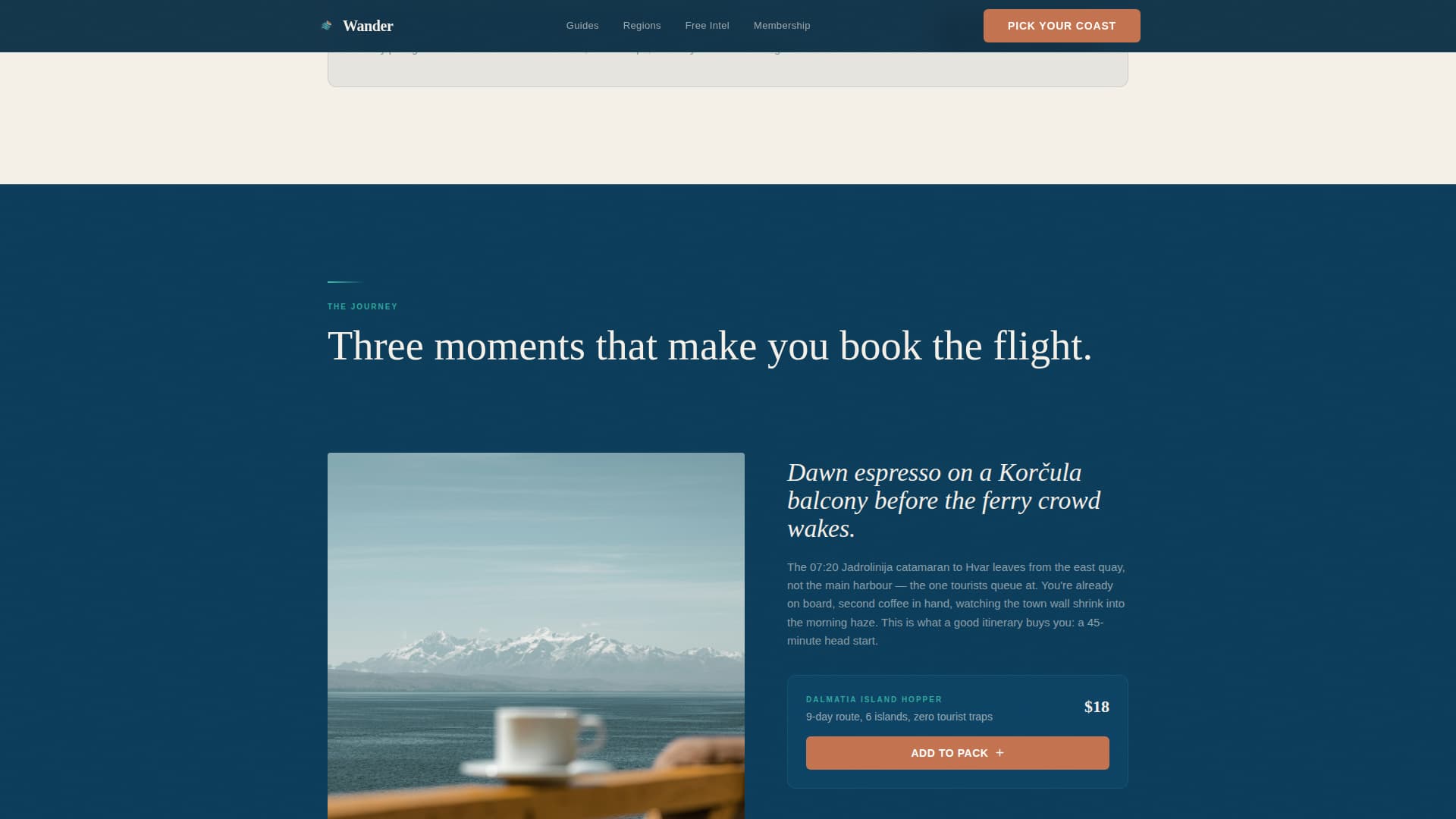 Croatia Travel Blog Website Template