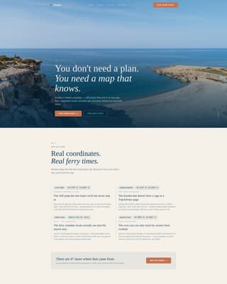Croatia Travel Blog Website Template