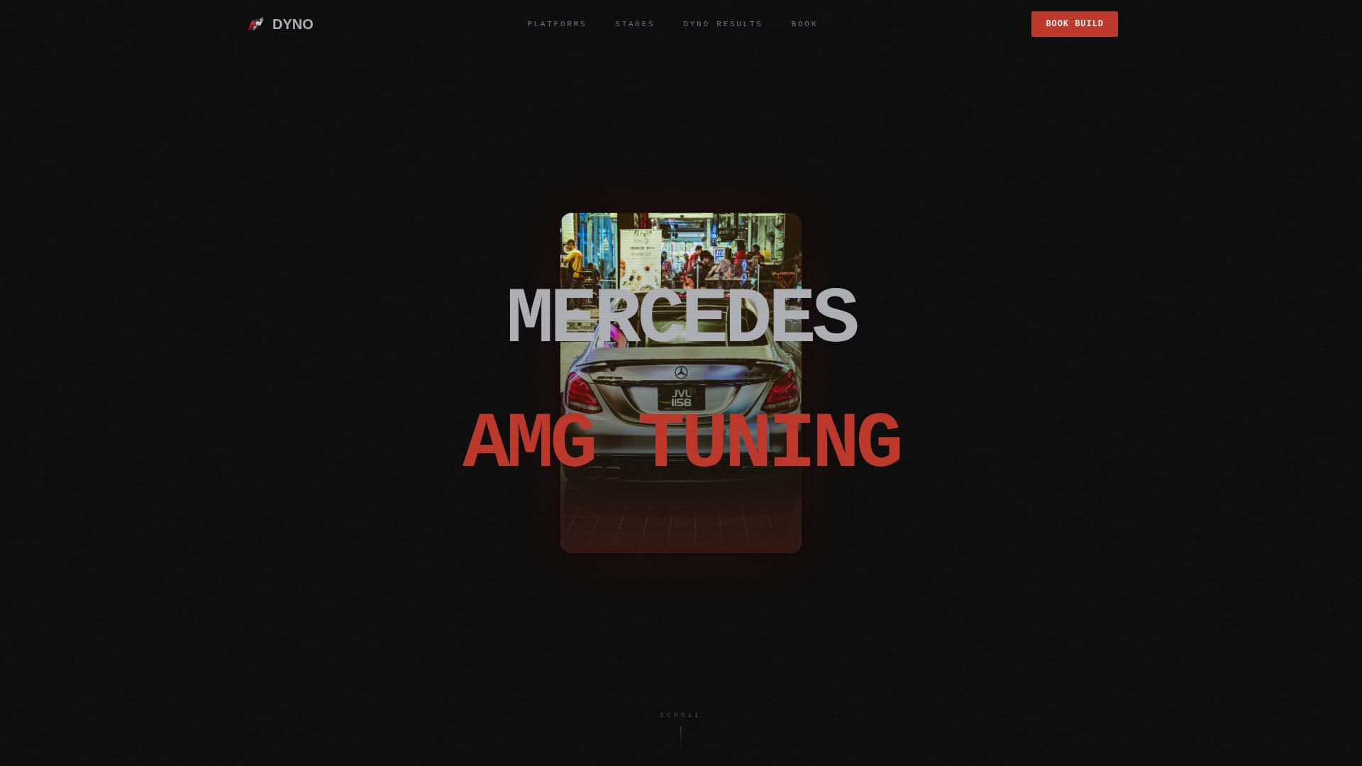 Dyno - Highperformance Mercedesbenz Landing Page Template