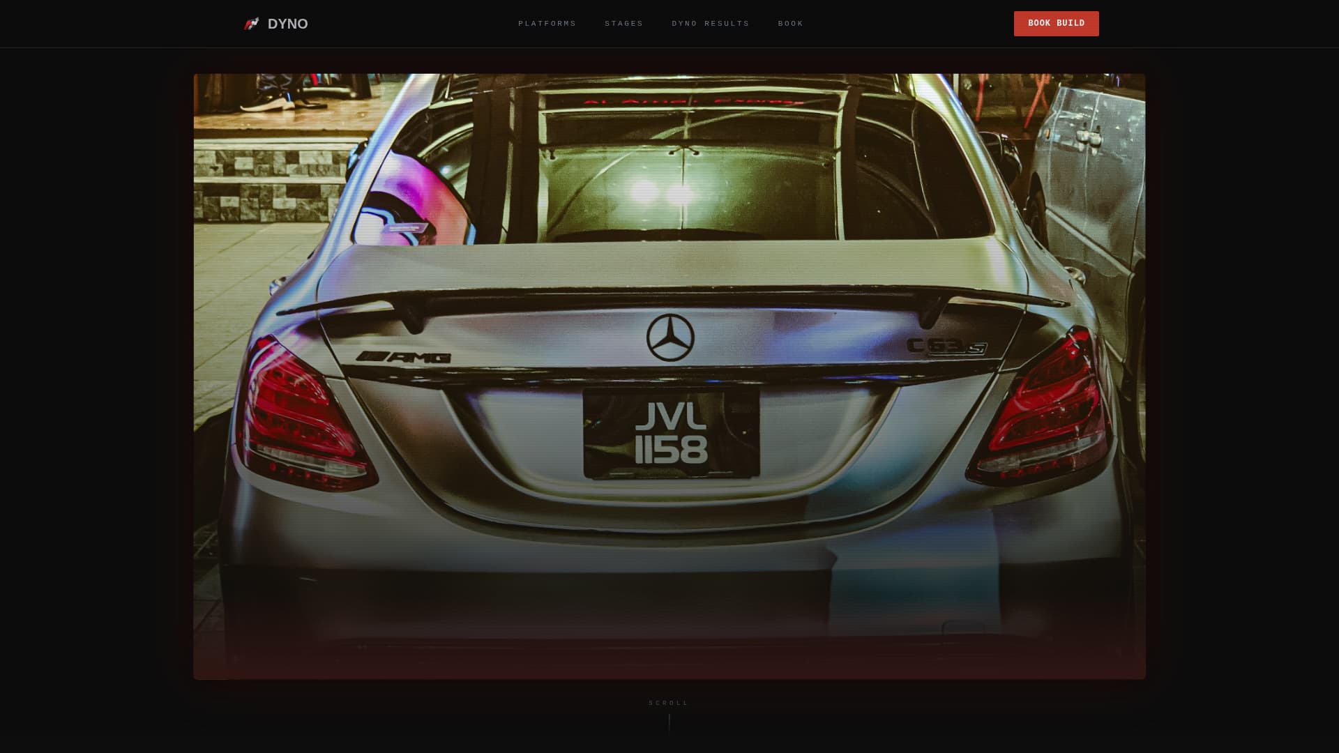 Dyno - Highperformance Mercedesbenz Landing Page Template
