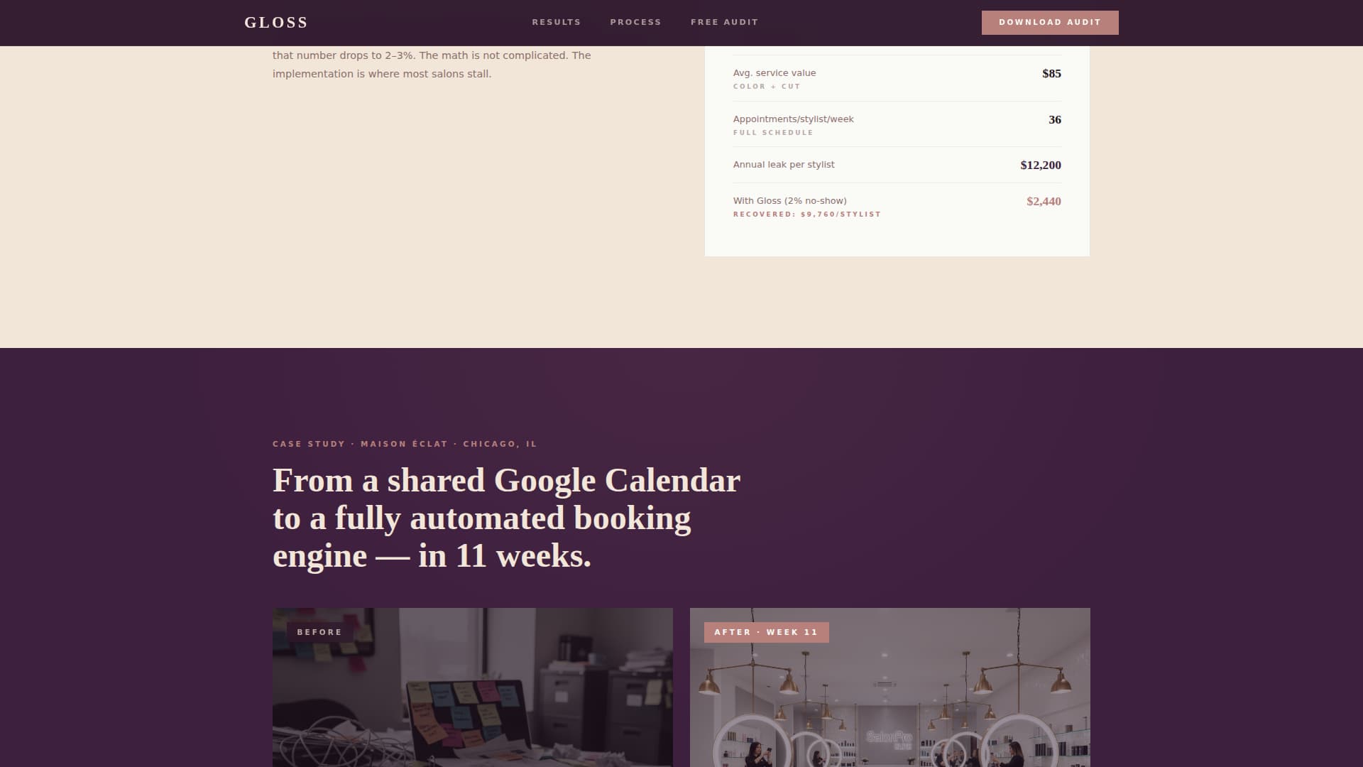 Beauty & Salon Consulting Blog Website Template
