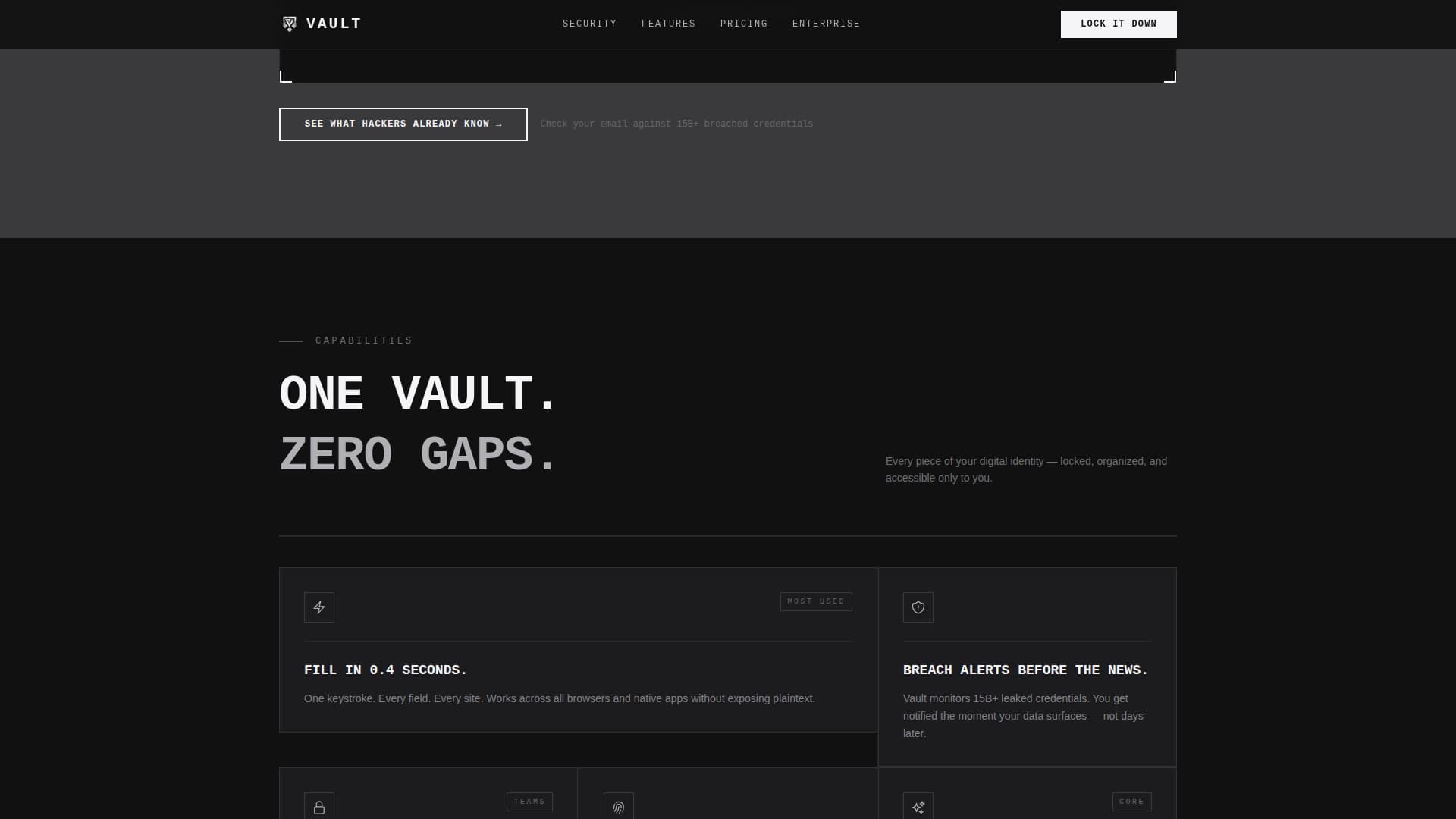 Cybersecurity Professional Website Template