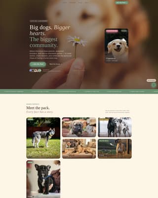 Great Dane Professional Website Template