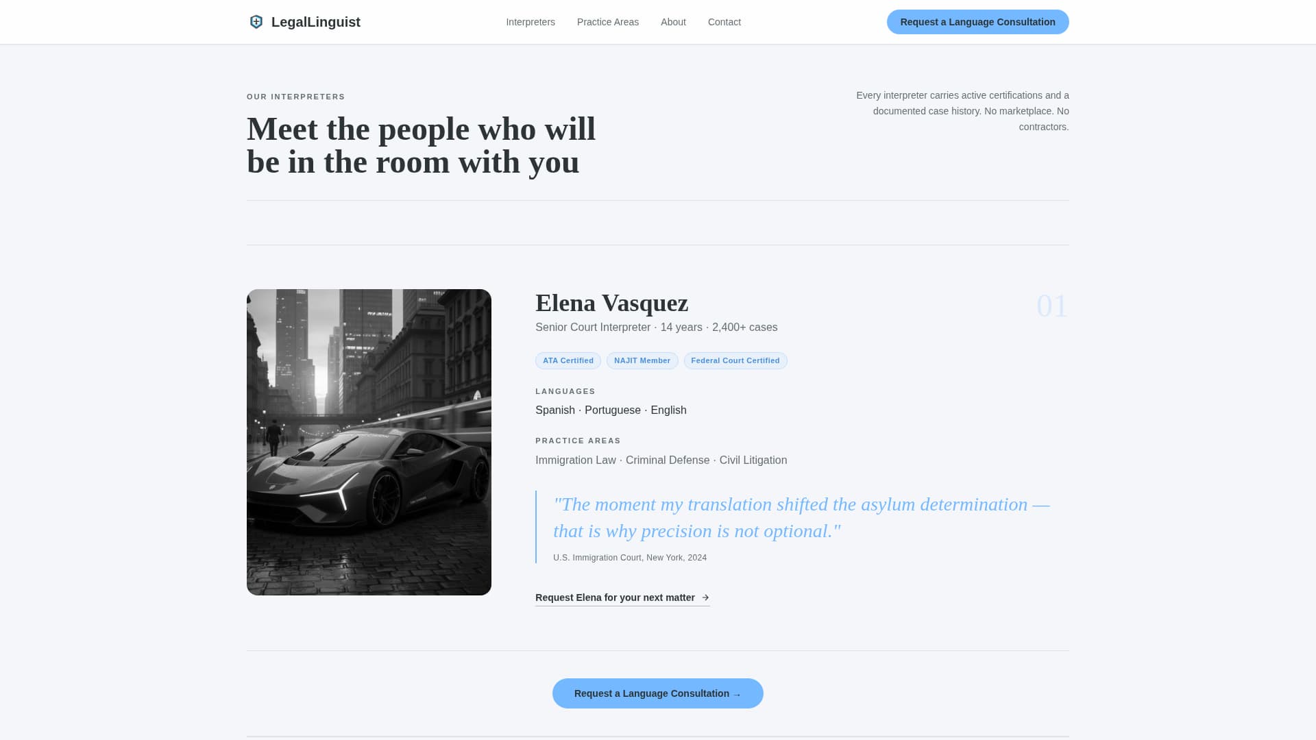 Translator & Interpreter Booking Website Template