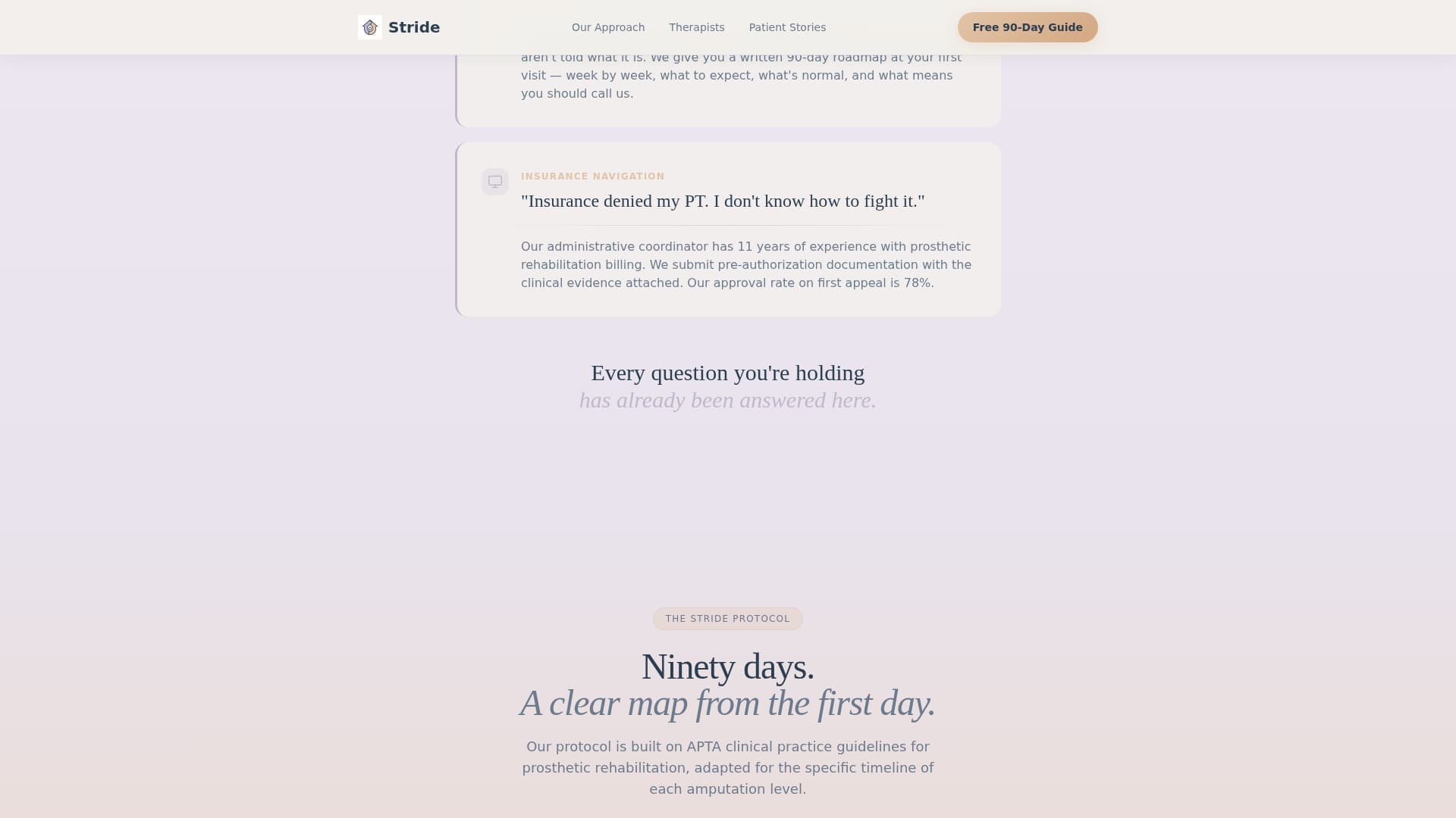 Rehabilitation & Therapy Professional Website Template