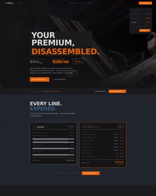 Vehicle Insurance & Finance Specialist Privacy Policy Website Template