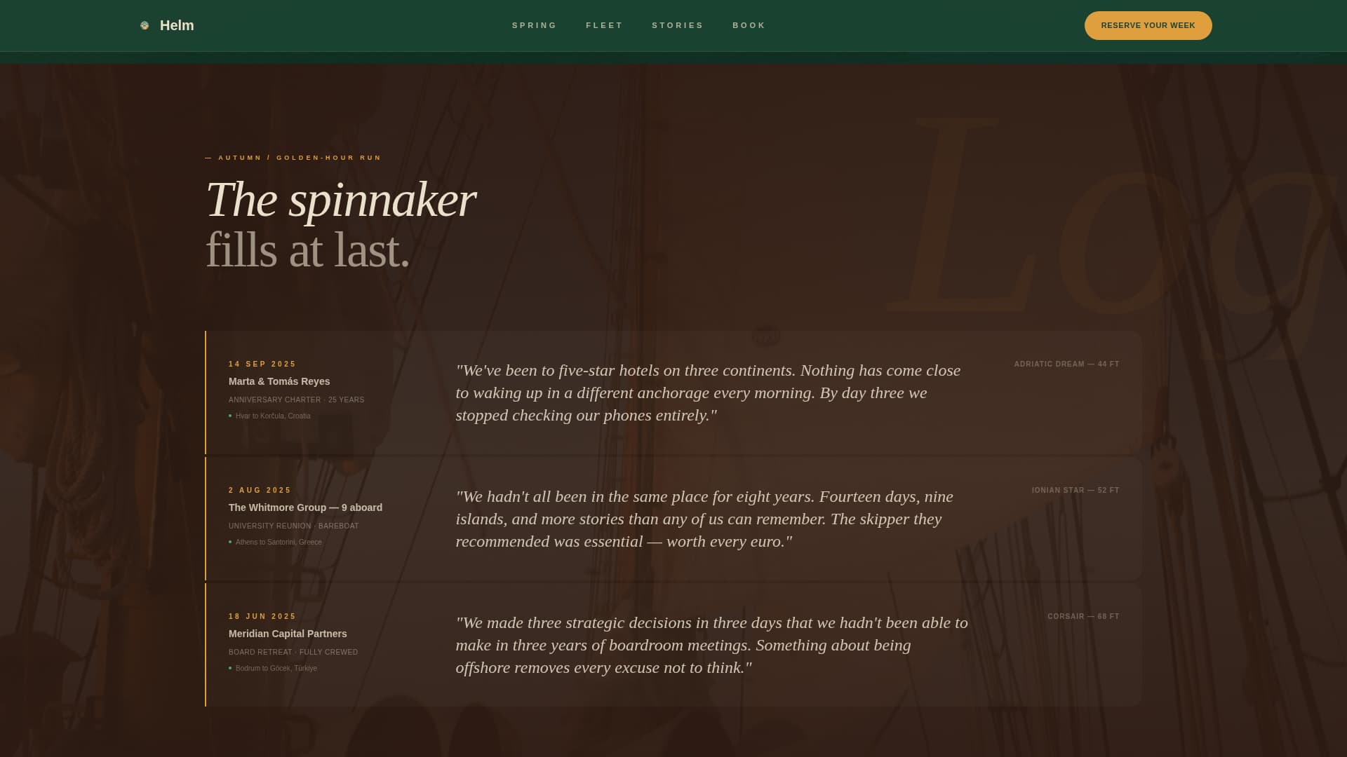 Cruise & Luxury Travel Booking Website Template