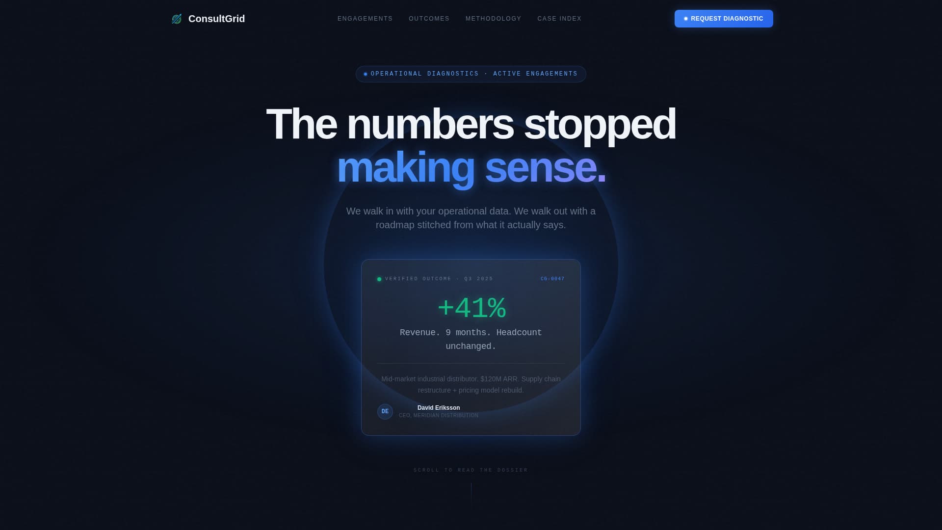 Enterprise Consulting Firm Multi-Practice Website Template