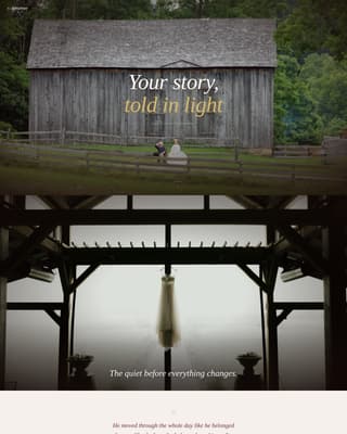Shutter - Captivating Barnwedding Landing Page Template