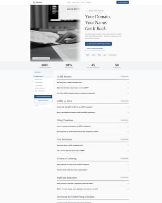 Docket - Authoritative Domaindispute Landing Page Template