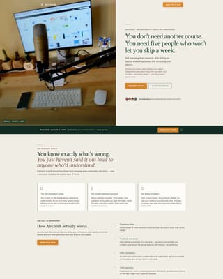 Aircheck - Trusted Podcasters Landing Page Template
