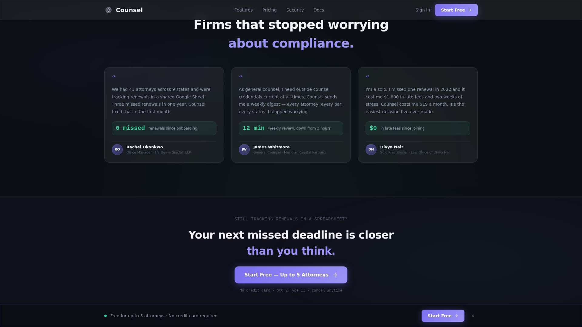 Legal Software Privacy Policy Website Template