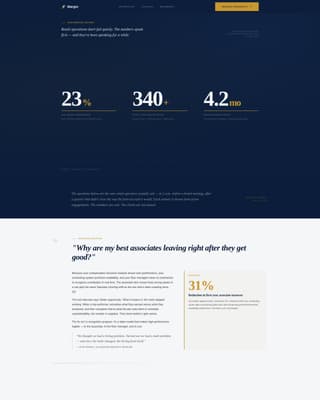 Retail Consulting FAQ Website Template