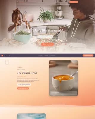 Spoonful — Organic Baby Nutrition Landing Page Template
