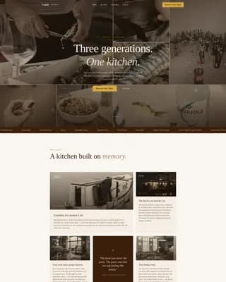 Conch — Premium Bahamian Restaurant Landing Page Template