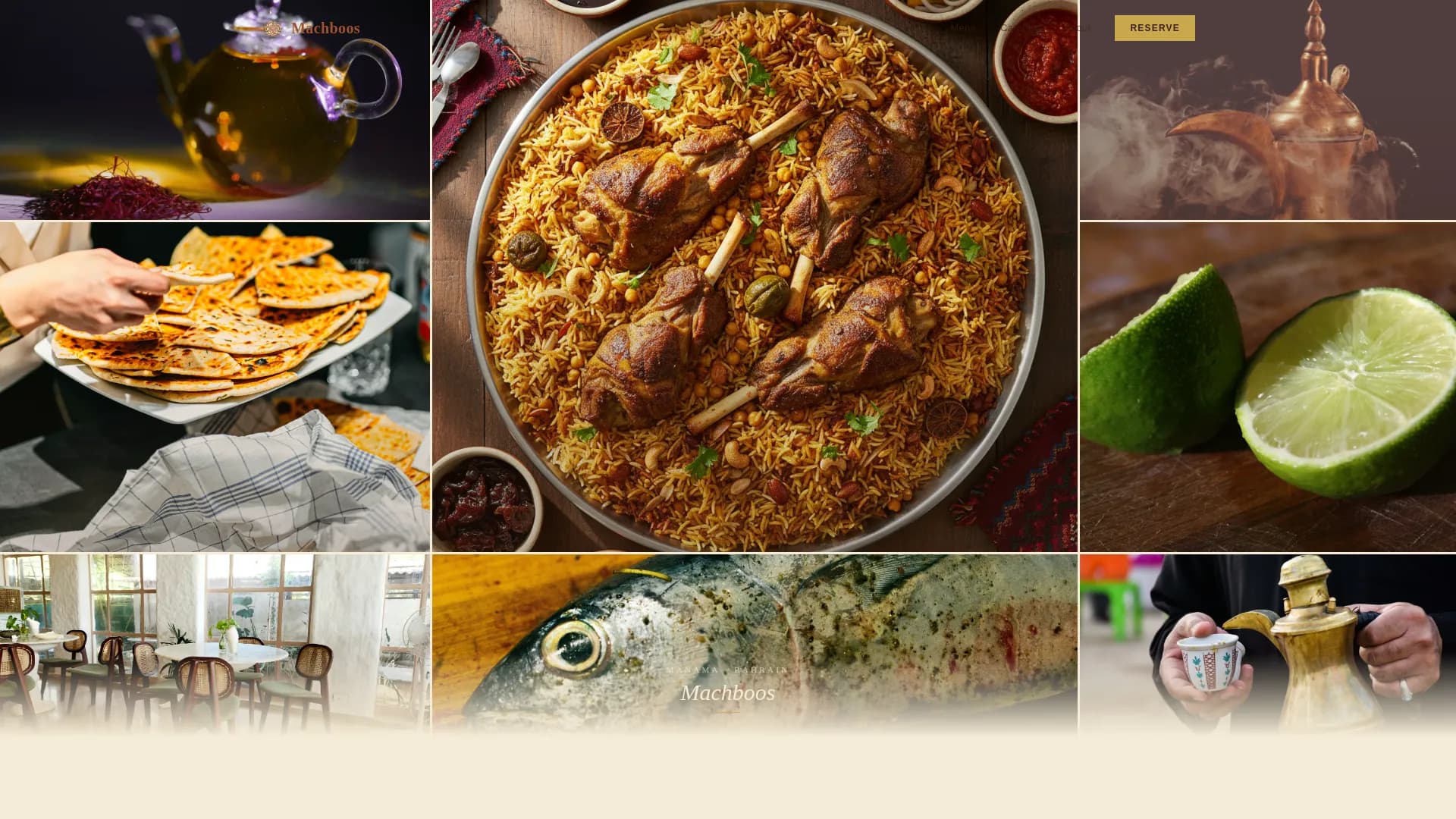 Middle Eastern Cuisine & Dining Premium Professional Website Template