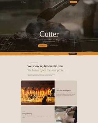 Savor — Artisan Caribbean Truck Landing Page Template